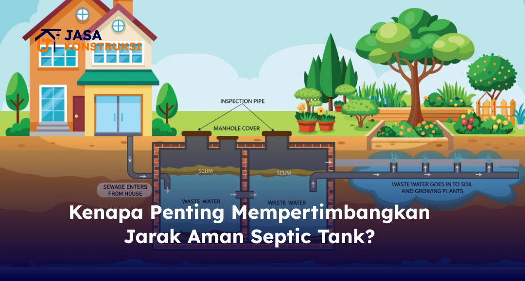 Kenapa Penting Mempertimbangkan Jarak Aman Septic Tank?