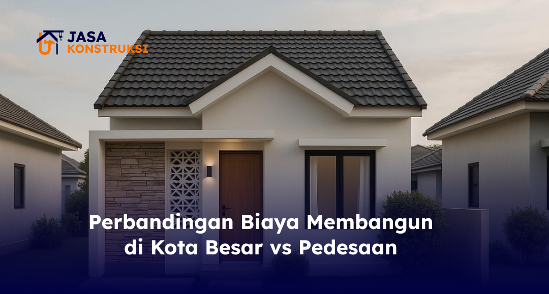 Perbandingan Biaya Membangun di Kota Besar vs Pedesaan