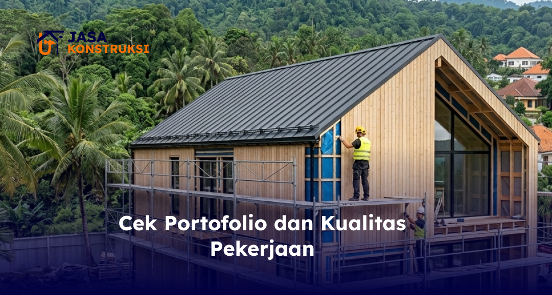 Cek Portofolio dan Kualitas Pekerjaan