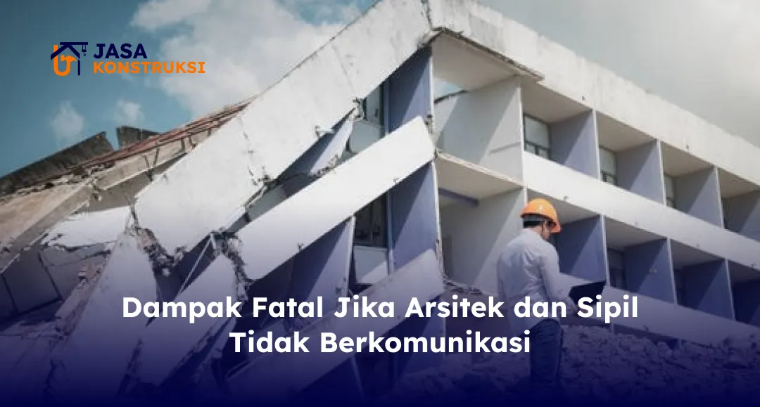 Dampak Fatal Jika Arsitek dan Sipil Tidak Berkomunikasi