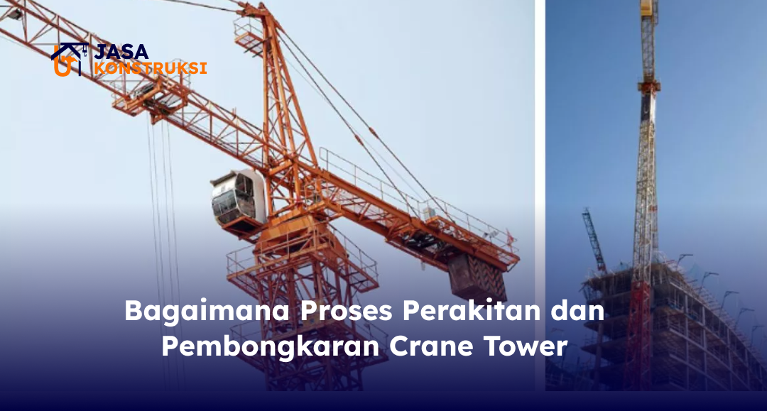 Bagaimana Proses Perakitan dan Pembongkaran Crane Tower