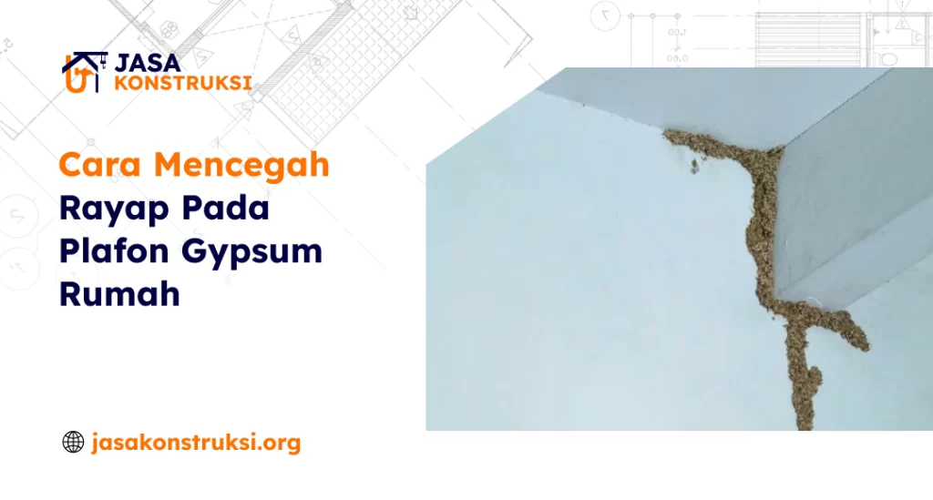 Cara Mencegah Rayap Pada Plafon Gypsum Rumah