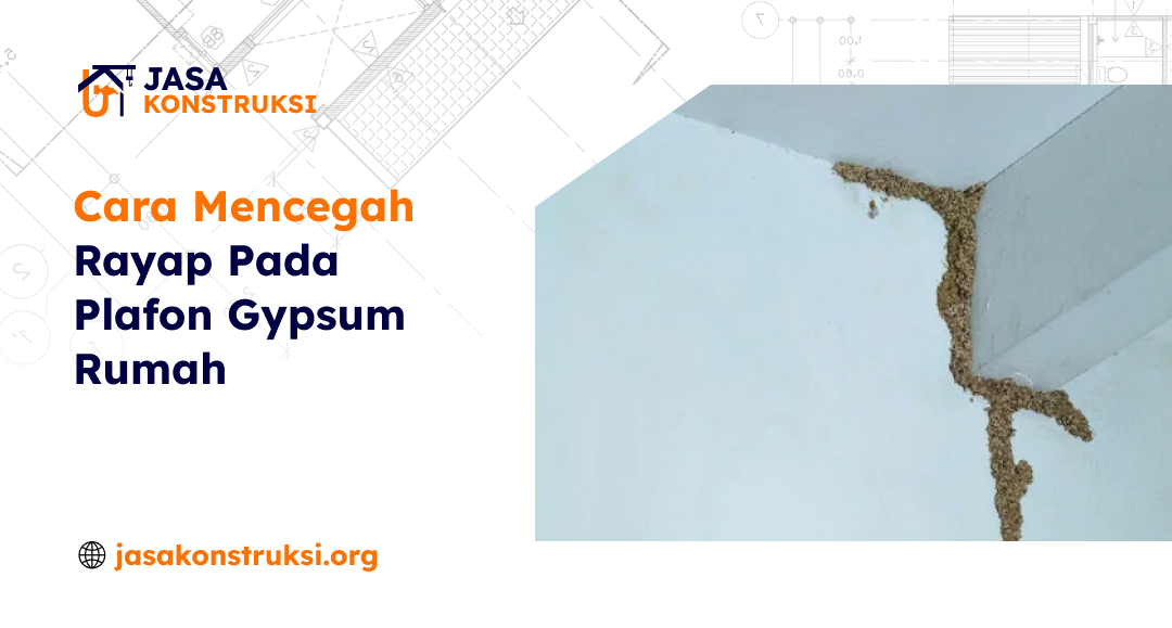Cara Mencegah Rayap Pada Plafon Gypsum Rumah