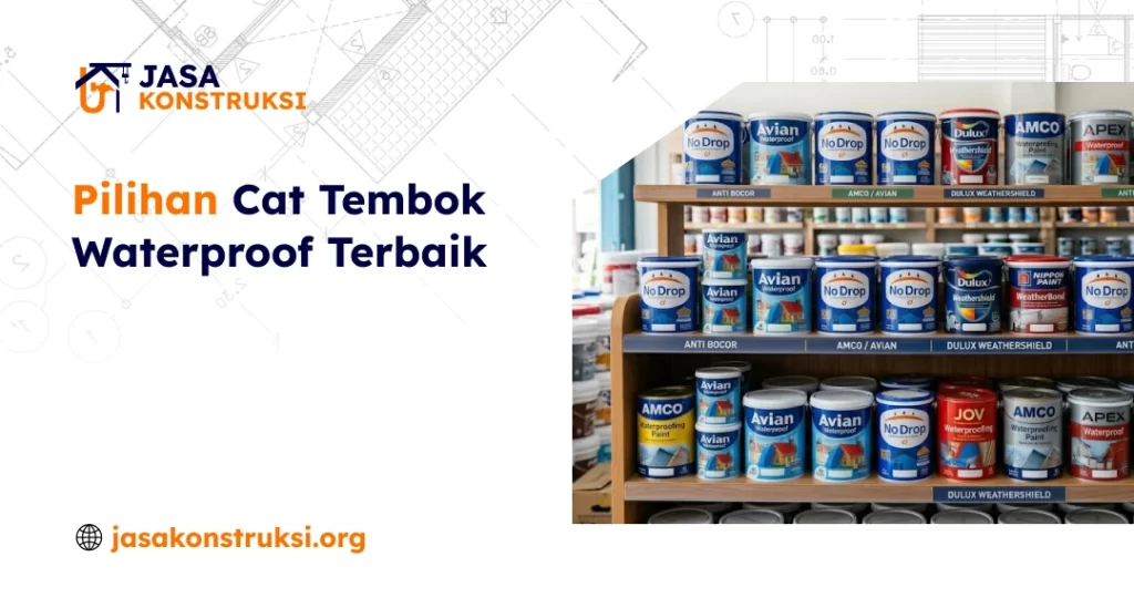 pilihan cat tembok waterproof terbaik