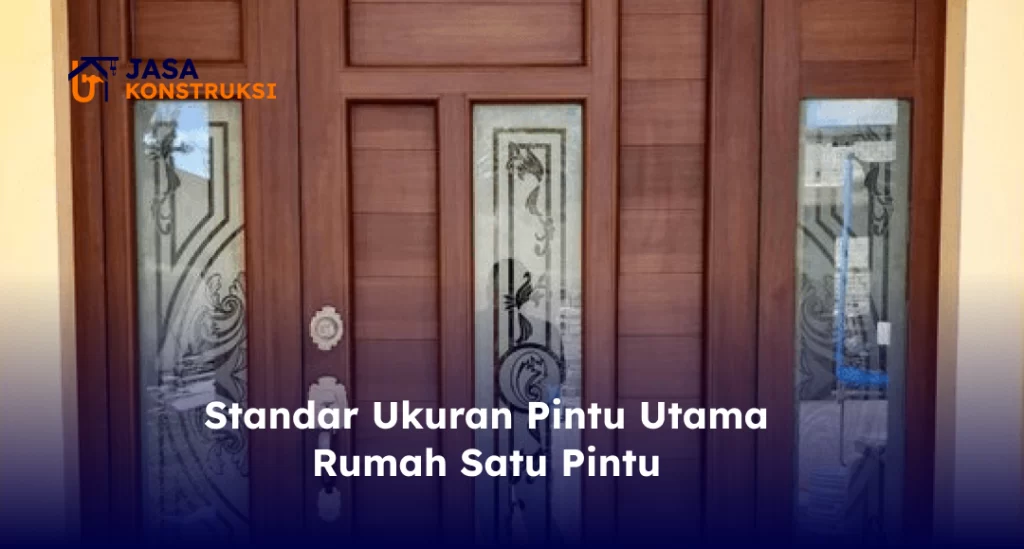 Standar Ukuran Pintu Utama Rumah Satu Pintu