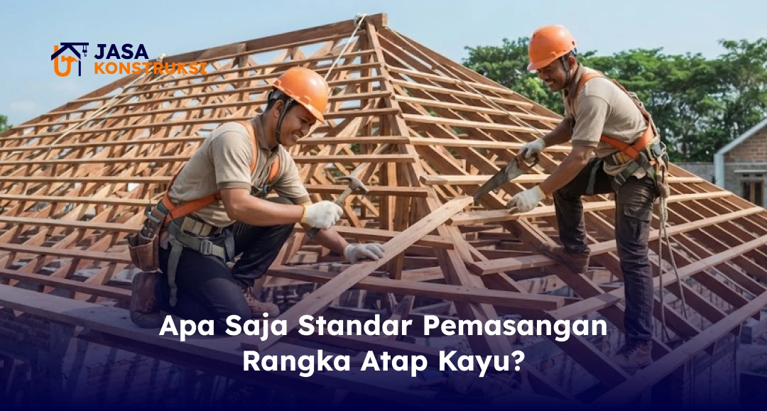 Apa Saja Standar Pemasangan Rangka Atap Kayu?