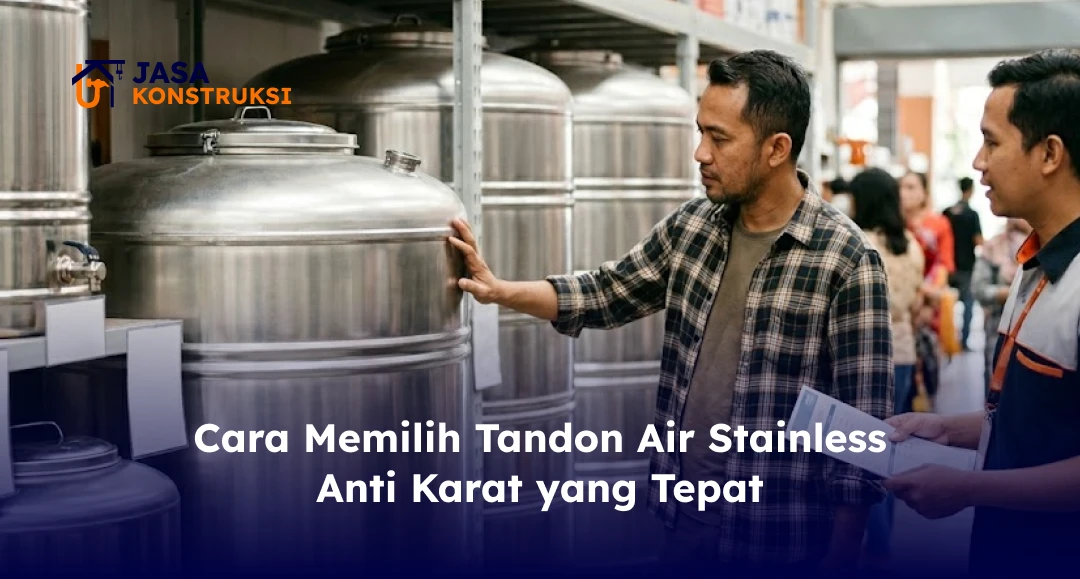Cara Memilih Tandon Air Stainless Anti Karat yang Tepat