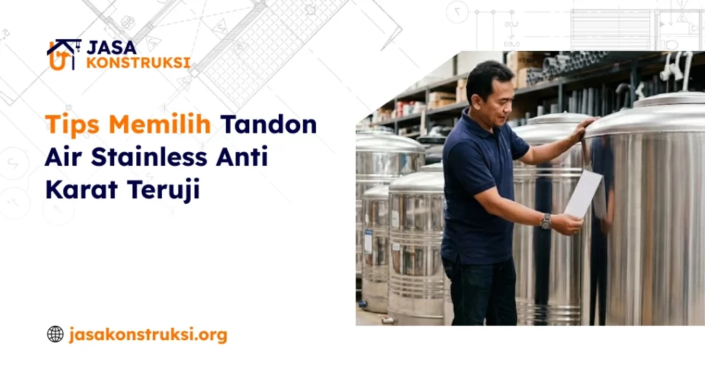 Tips Memilih Tandon Air Stainless Anti Karat Teruji