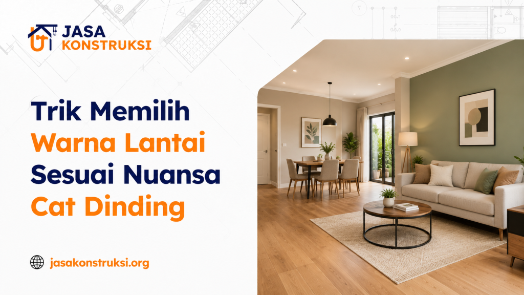 Trik Memilih Warna Lantai Sesuai Nuansa Cat Dinding