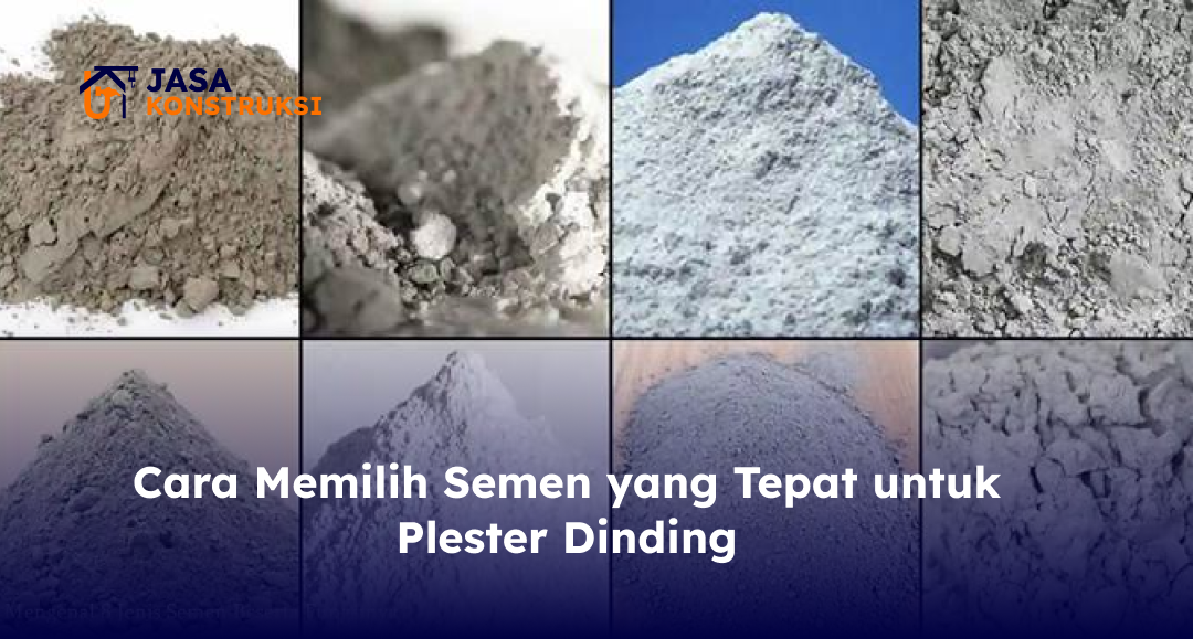 Cara Memilih Semen yang Tepat untuk Plester Dinding