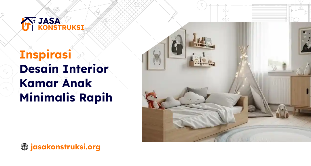 Inspirasi Desain Interior Kamar Anak Minimalis Rapih