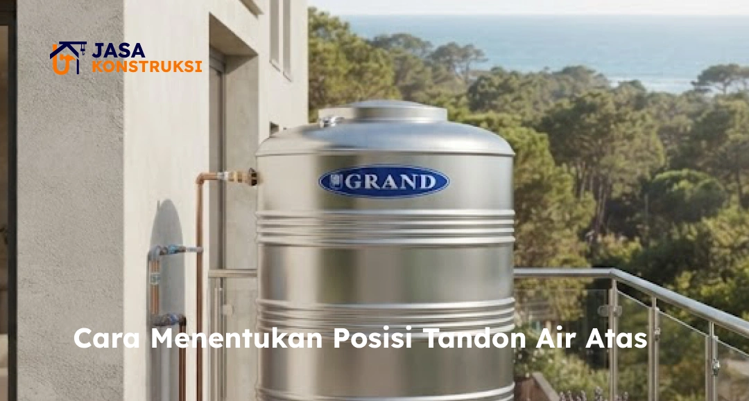 Cara Menentukan Posisi Tandon Air Atas