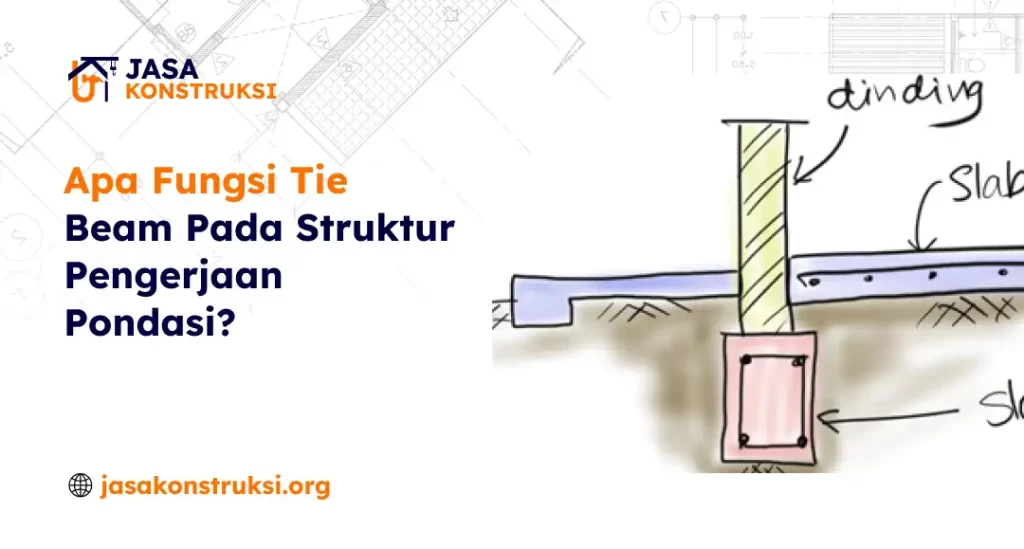Apa Fungsi Tie Beam Pada Struktur Pengerjaan Pondasi?