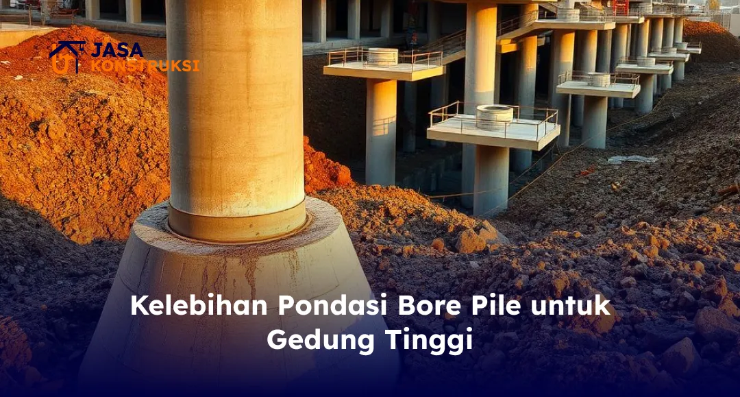 Kelebihan Pondasi Bore Pile untuk Gedung Tinggi