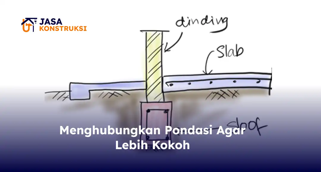 Menghubungkan Pondasi Agar Lebih Kokoh