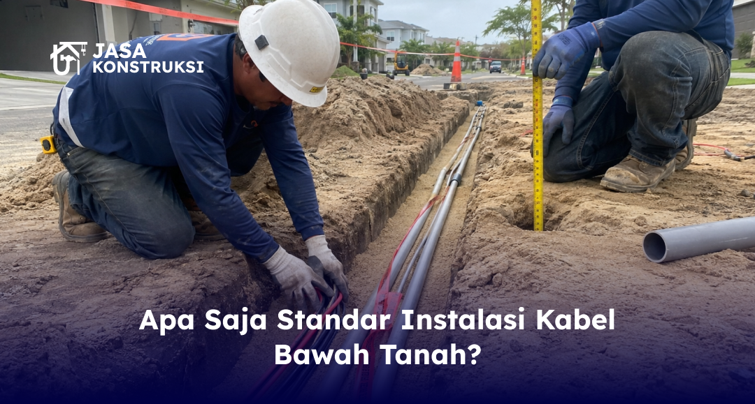Apa Saja Standar Instalasi Kabel Bawah Tanah?