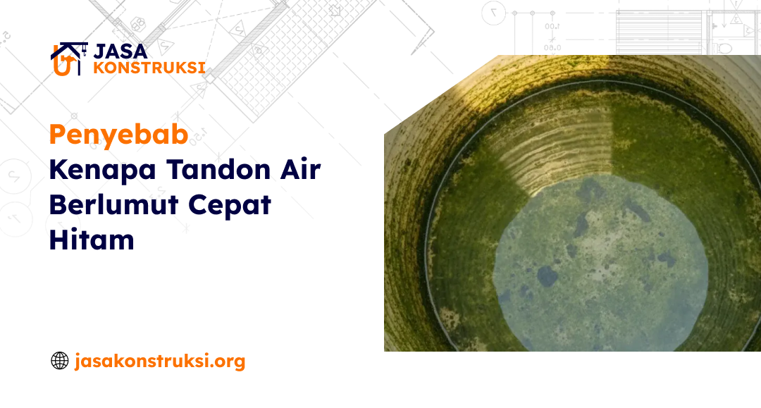 Penyebab Kenapa Tandon Air Berlumut Cepat Hitam