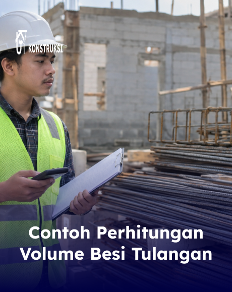 Contoh Perhitungan Volume Besi Tulangan