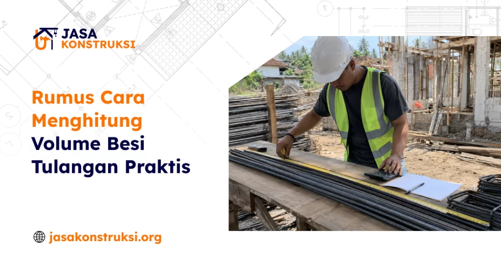 Rumus Cara Menghitung Volume Besi Tulangan Praktis